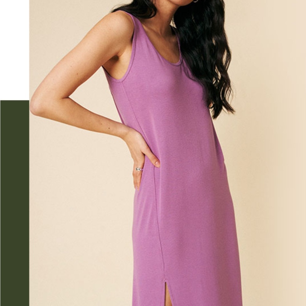 Kit and Ace Lavender Maxi Happy Dress